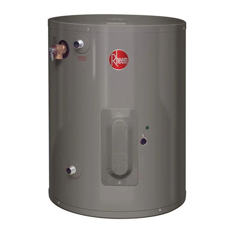 Rheem 120 Volt User manual Rheem 120 Volt User manual