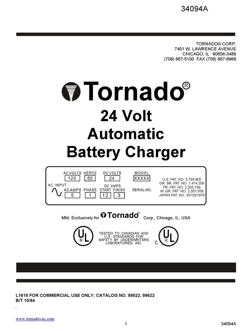 Tornado 24 Volt operating instructions