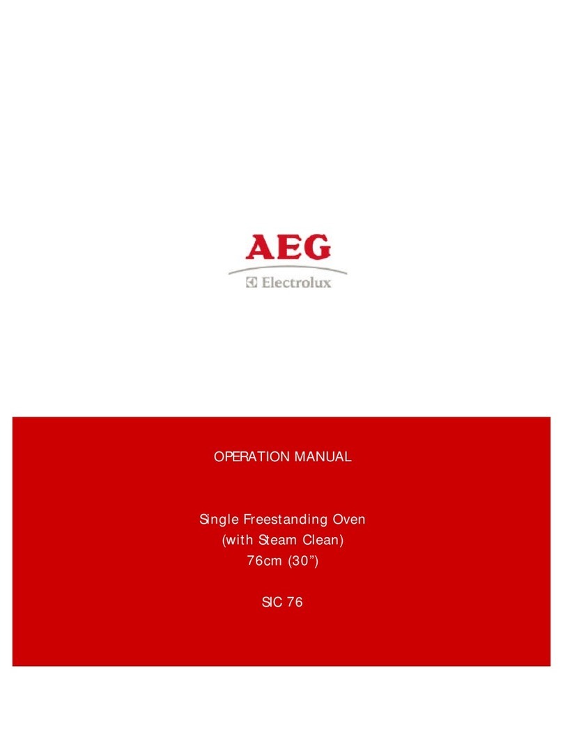 AEG Electrolux SIC 76 Operation manual