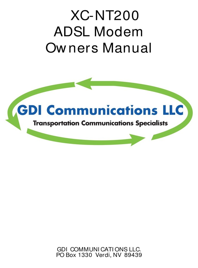 GDI XC-NT200 owner's manual