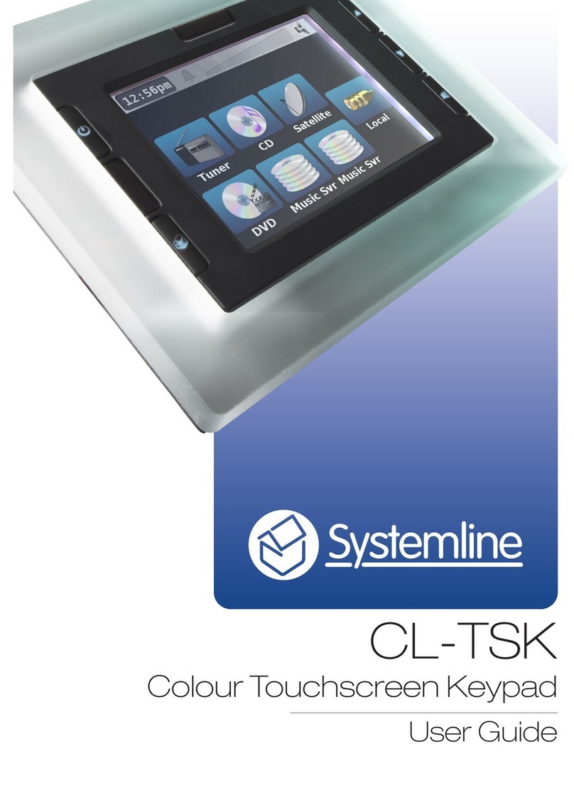 Systemline CL-TSK user guide