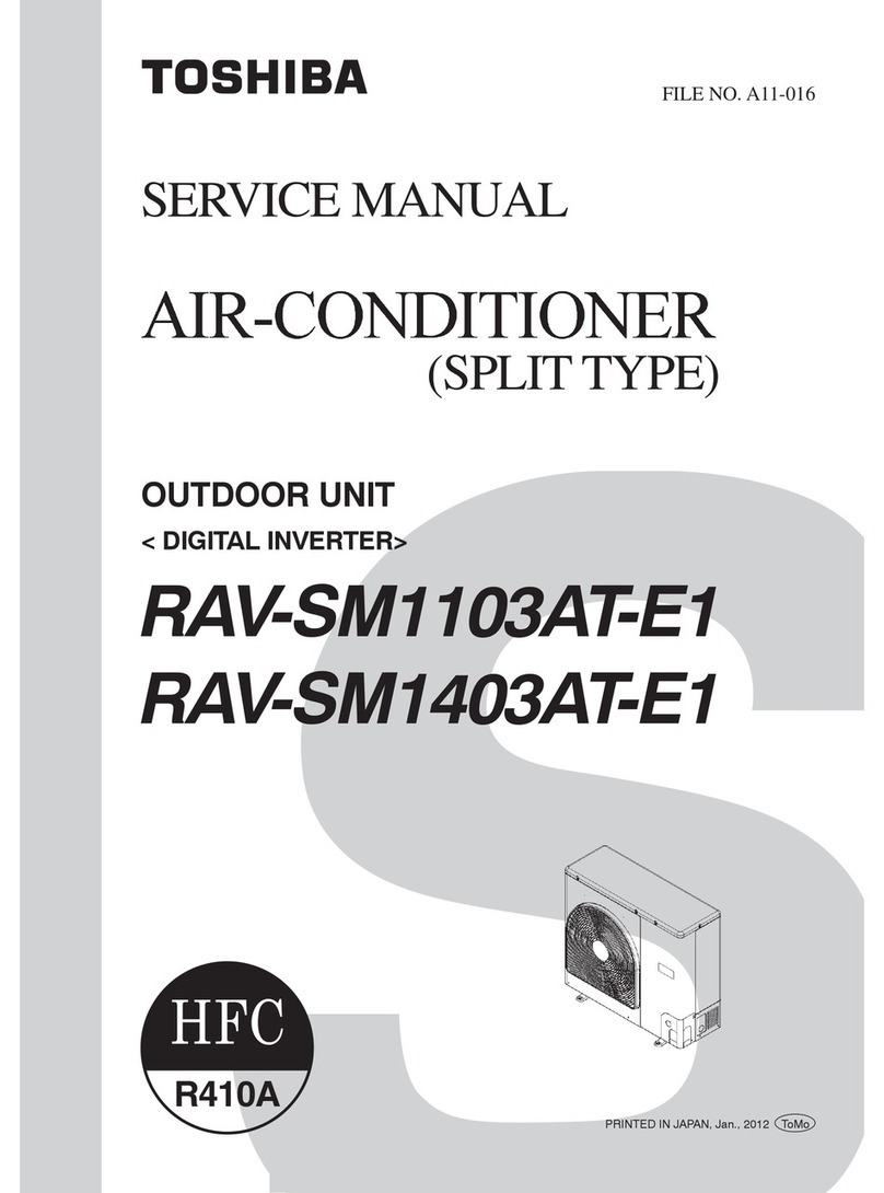 Toshiba RAV-SM1103AT-E1 User manual