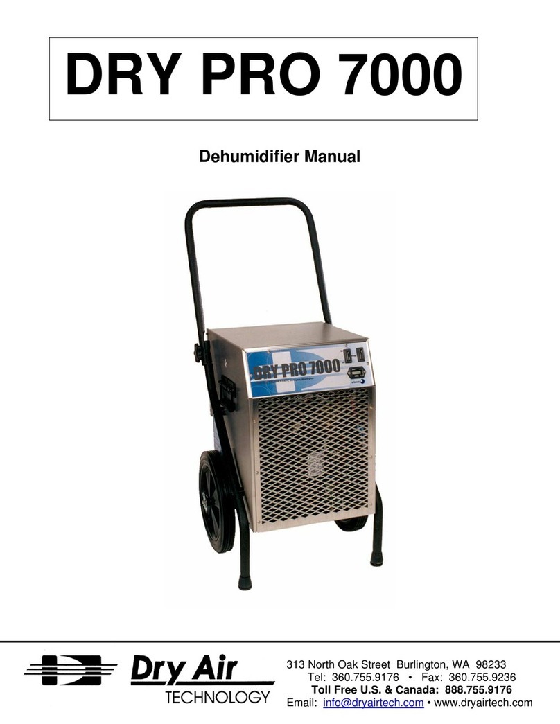 DryAIR DryPro 7000 manual