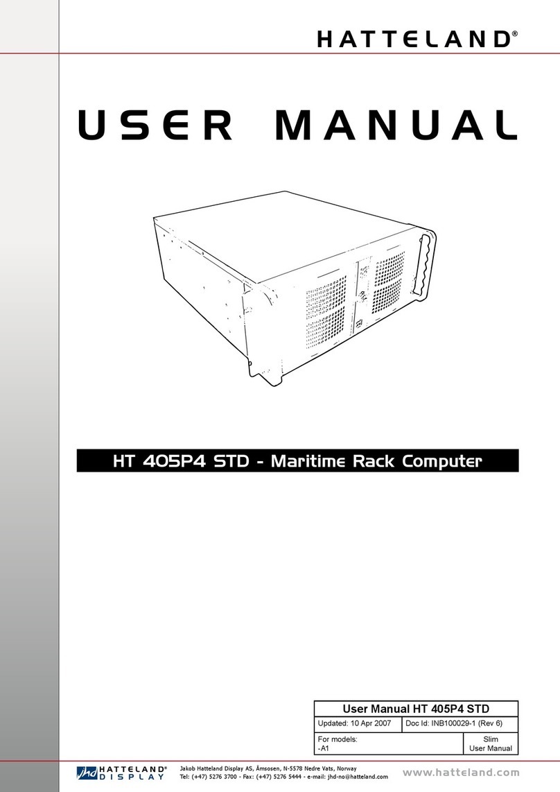 Hatteland HT 405P4 STD User manual
