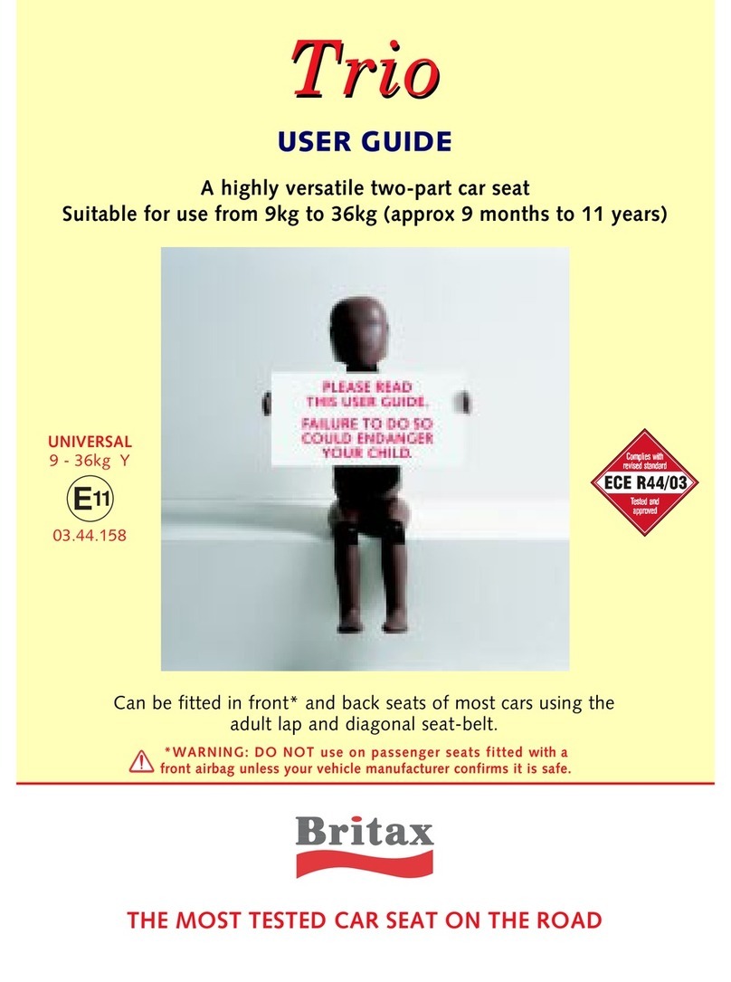 Britax Trio User manual