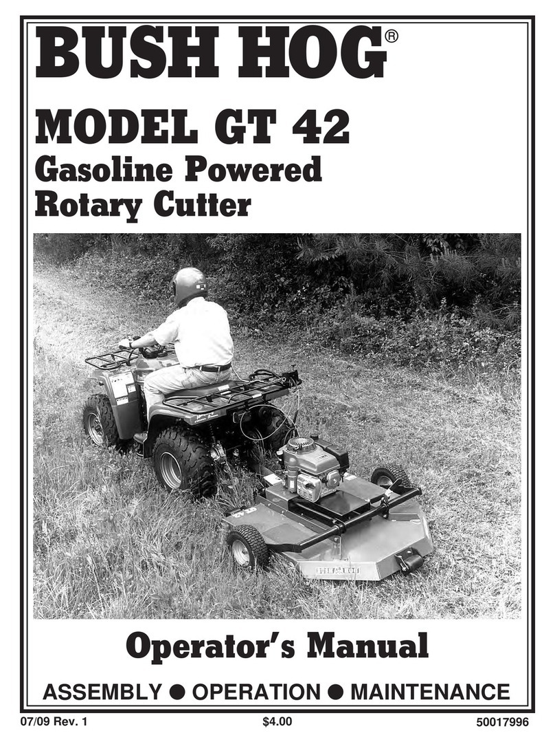 Bush Hog TOUGH GT42 Operator's manual