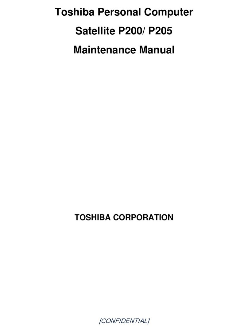 Toshiba Satellite P200 Series User manual
