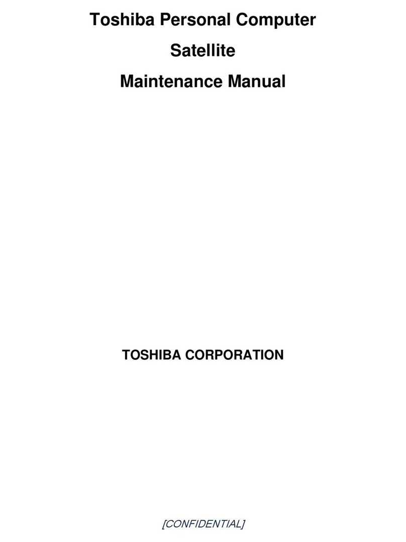 Toshiba Satellite A500D Series Maintenance manual