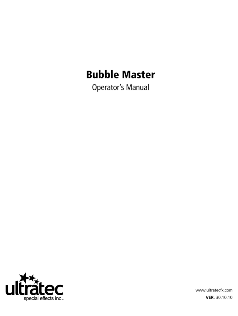 ULTRA TEC Bubble Master User manual