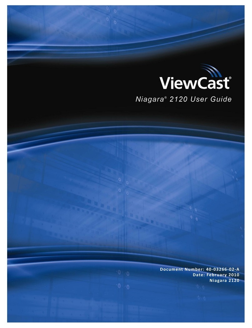 ViewCast Niagara 2120 User manual