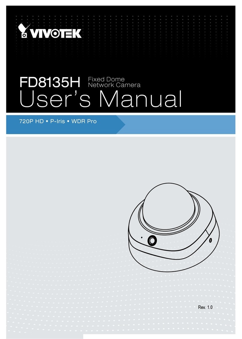 Vivotek FD8135H User manual Vivotek FD8135H User manual