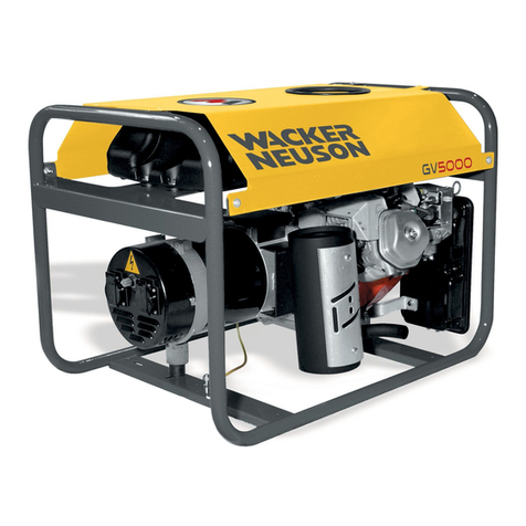 Wacker Neuson GV 5000A User manual