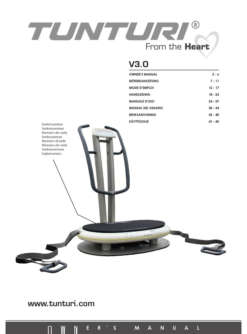 Tunturi V3.0 User manual