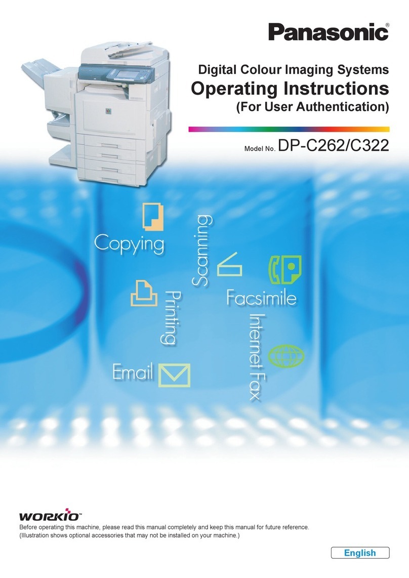Panasonic Workio DP-C262 User manual
