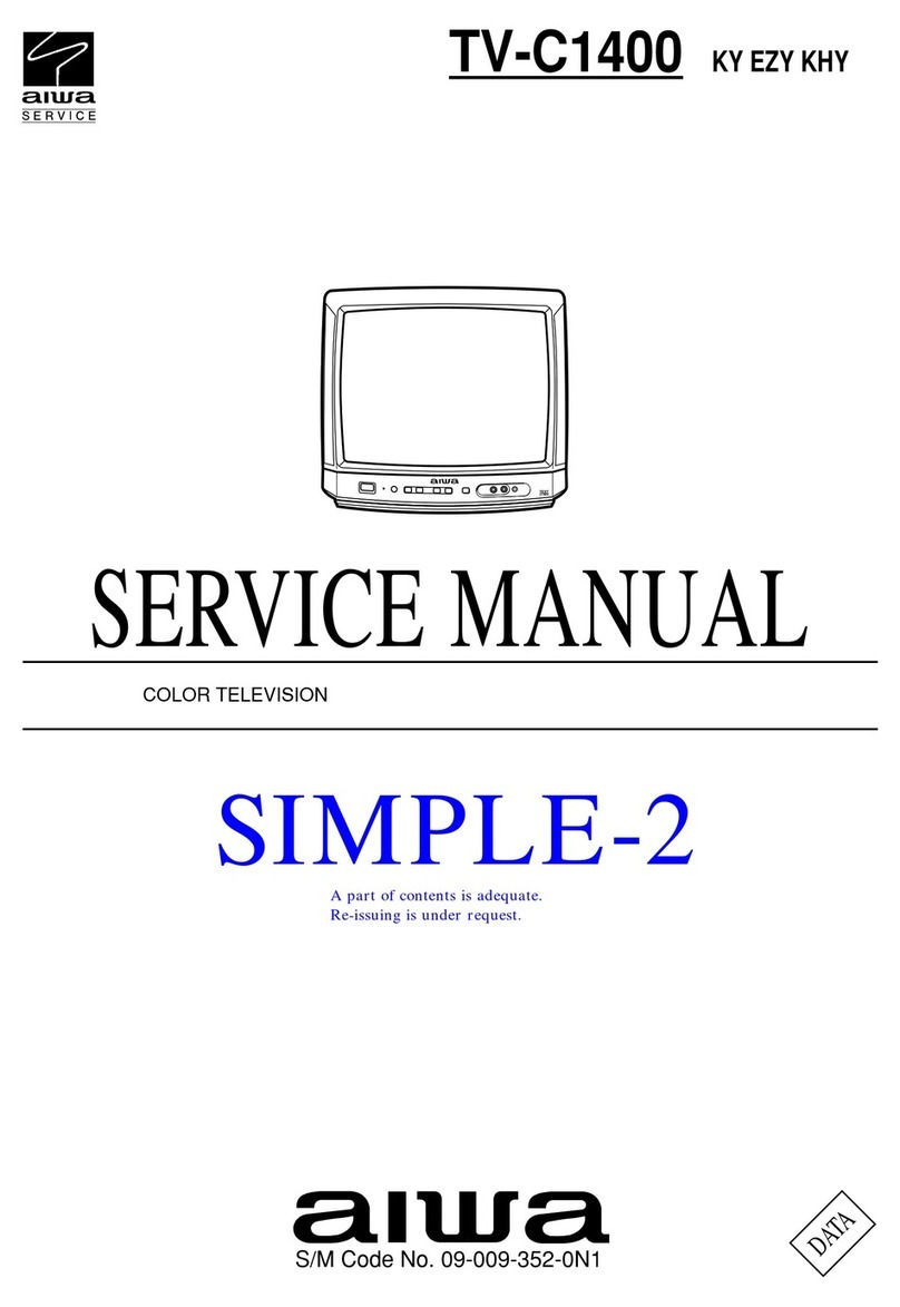 Aiwa TV-C1400 User manual