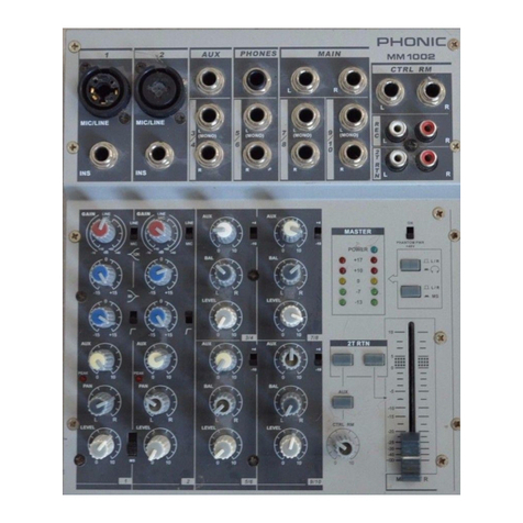 Phonic MM1002a user manual