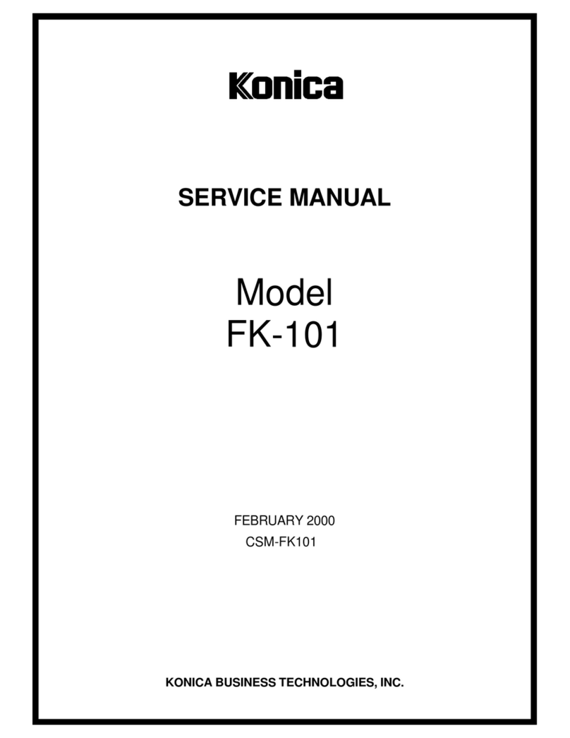 Konica Minolta FK-101 Service manual