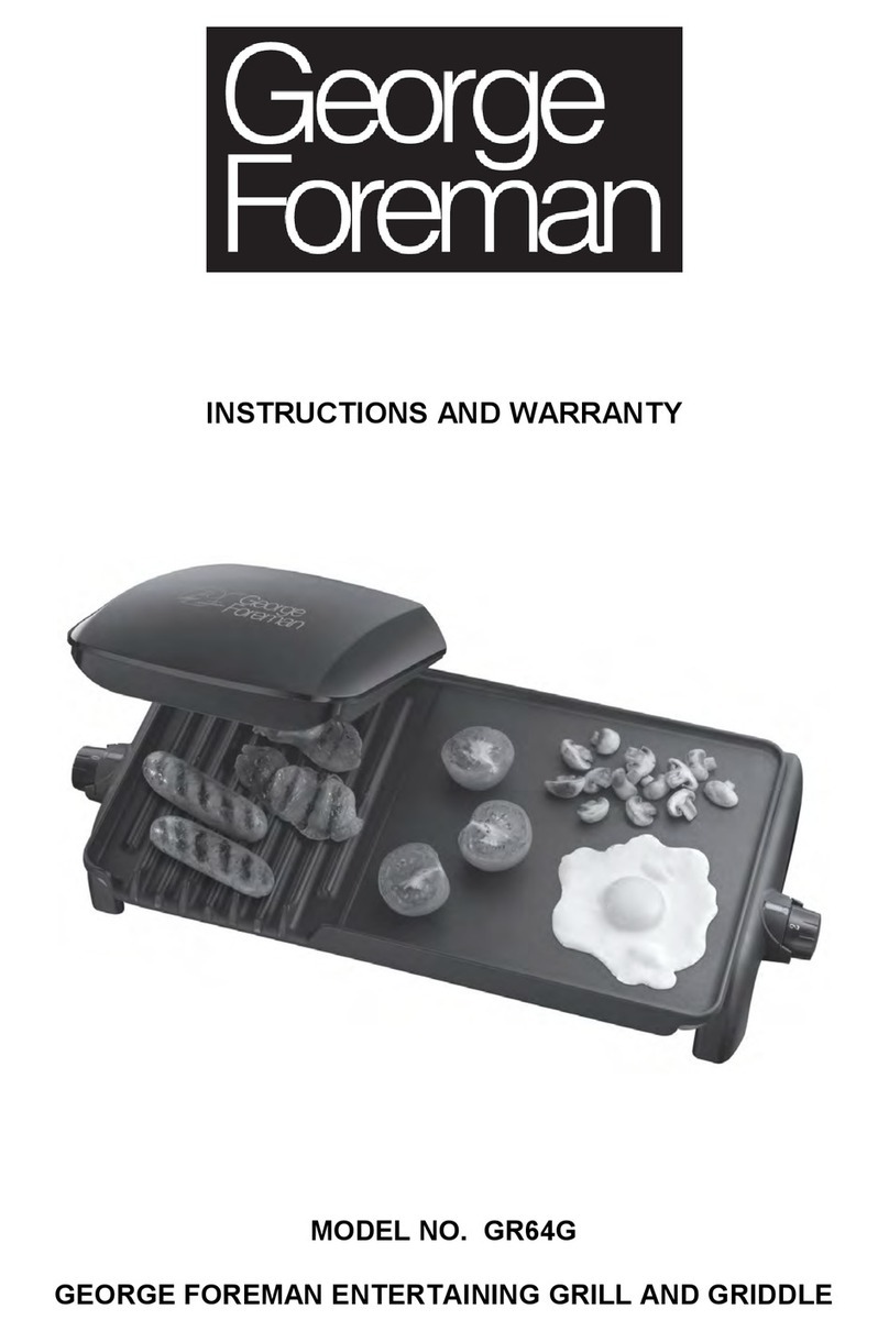 George Foreman GR64G Installation guide