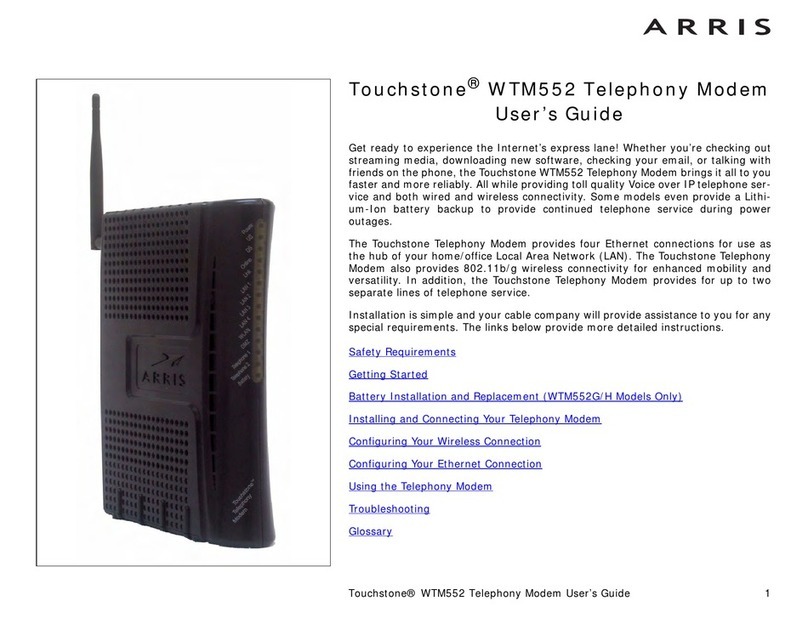 Arris Touchstone WTM552 user guide