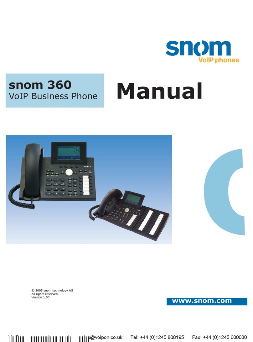 Snom 360 manual