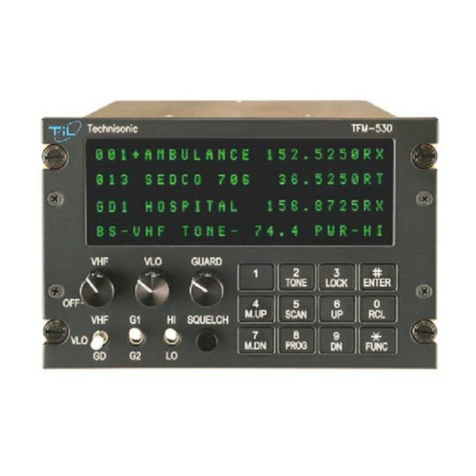 Technisonic Industries Limited TFM-530 User manual Technisonic Industries Limited TFM-530 User manual