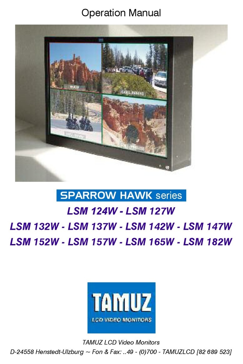 TAMUZ LSM 124W User manual