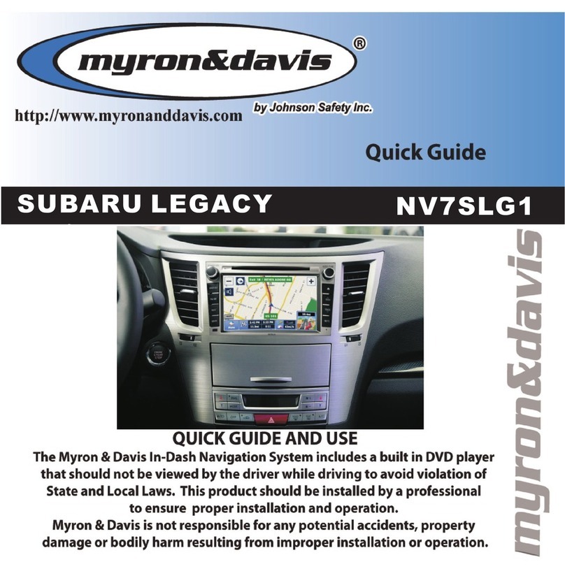 Myron&davis SUBARU LEGACY NV7SLG1 User manual Myron&davis SUBARU LEGACY NV7SLG1 User manual