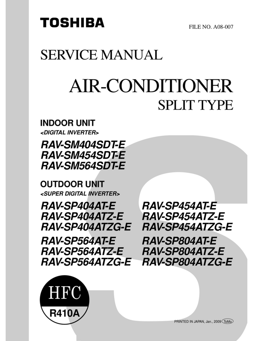 Toshiba RAV-SM404SDT-E User manual