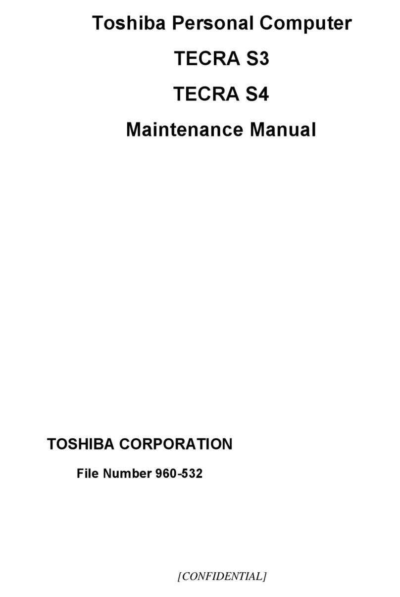 Toshiba Tecra S4 User manual