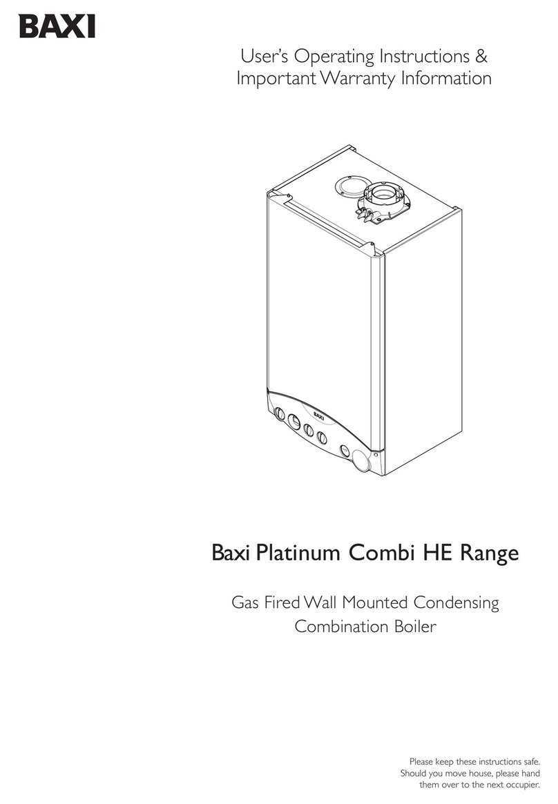 Baxi Duo-tec Combi 24 HE A Instruction Manual