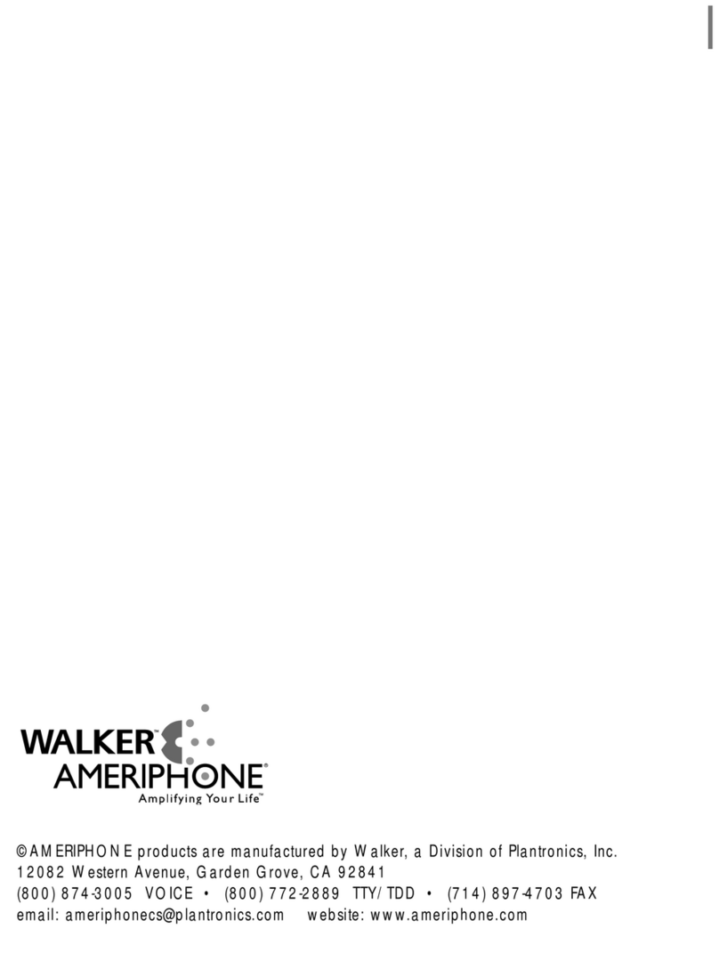 Walker Ameriphone VCO operating instructions