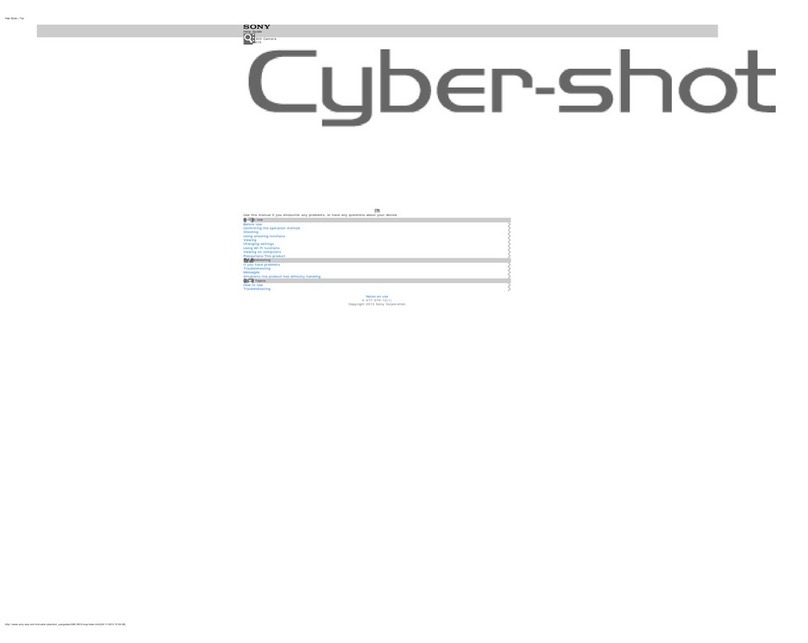 Sony Cyber-shot DSC-RX10 Reference guide