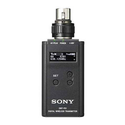 Sony DWT-P01 User manual