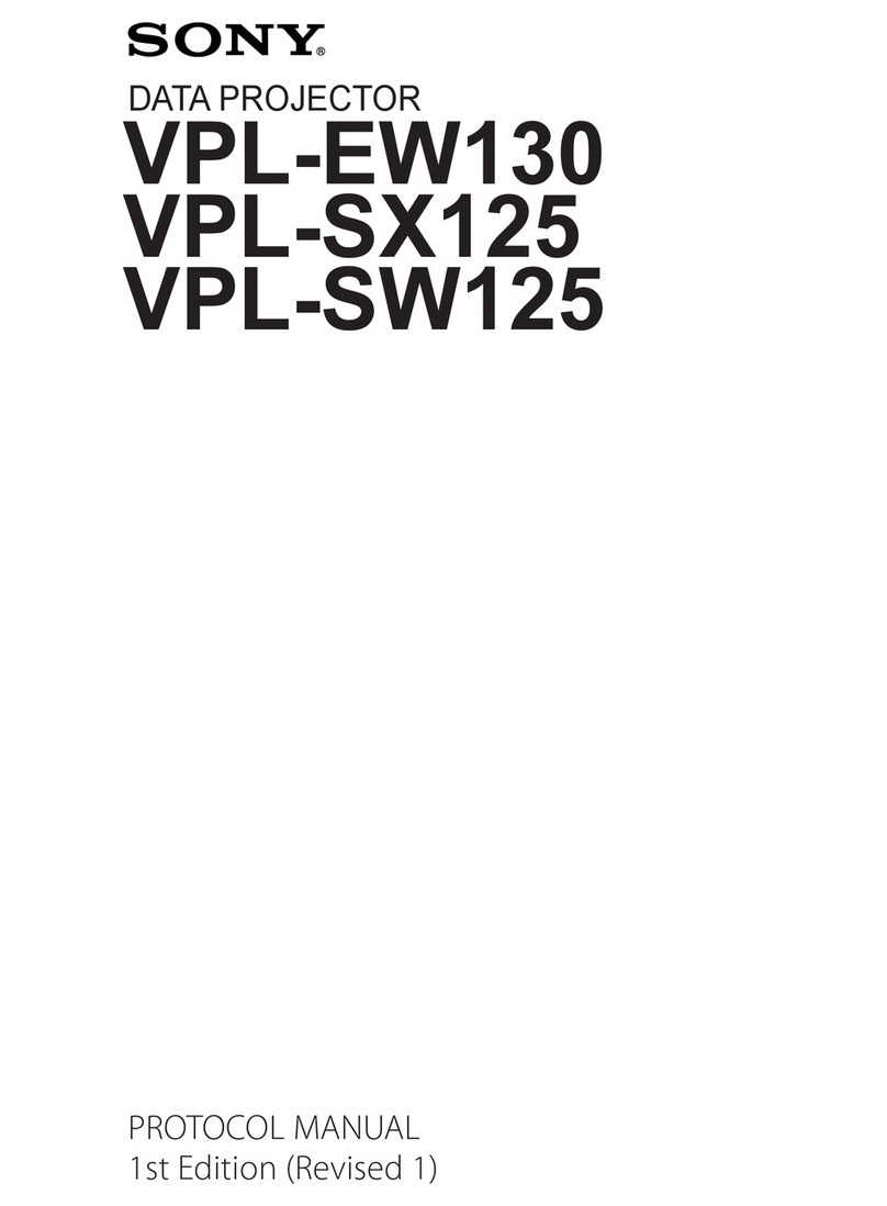 Sony VPL-EW130 User manual