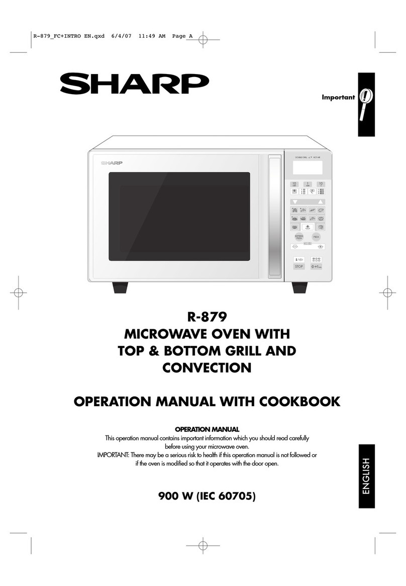 Sharp R-879 Instruction Manual