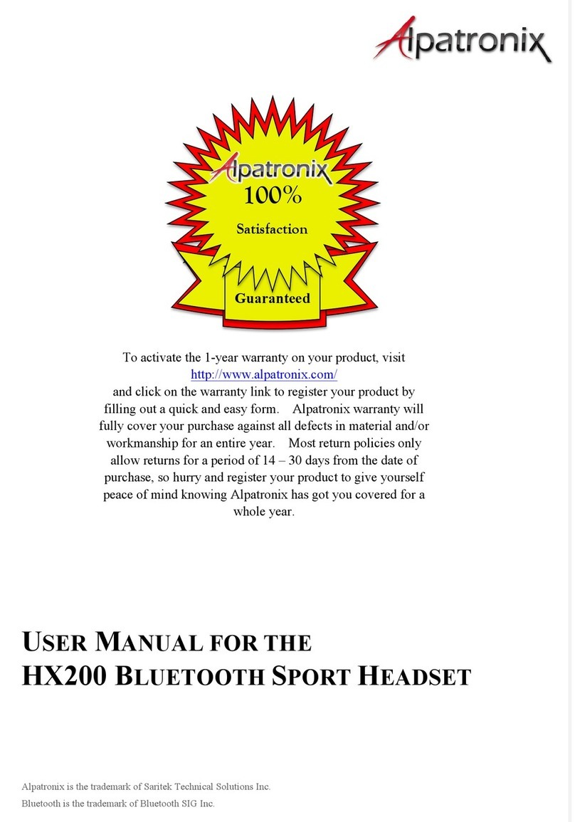 Alpatronix HX200 user manual