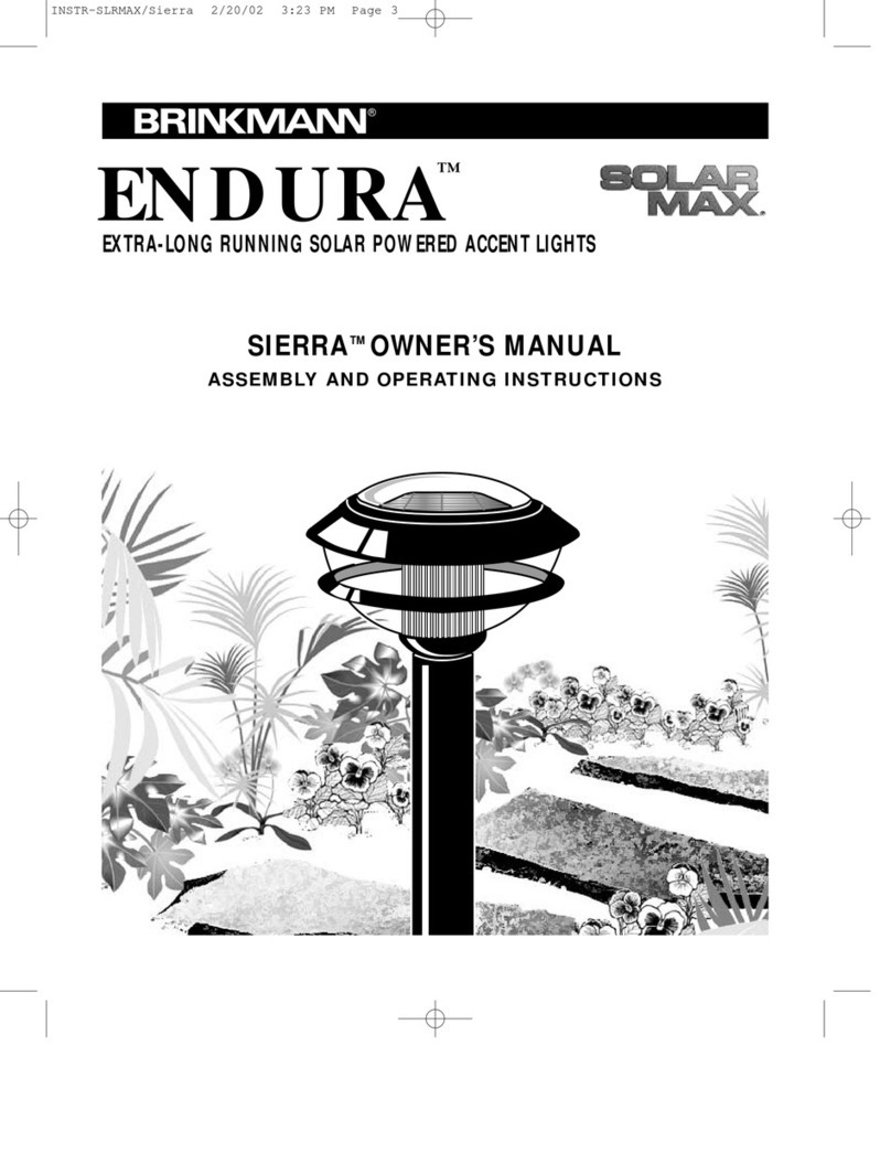 Brinkmann ENDURA User manual Brinkmann ENDURA User manual