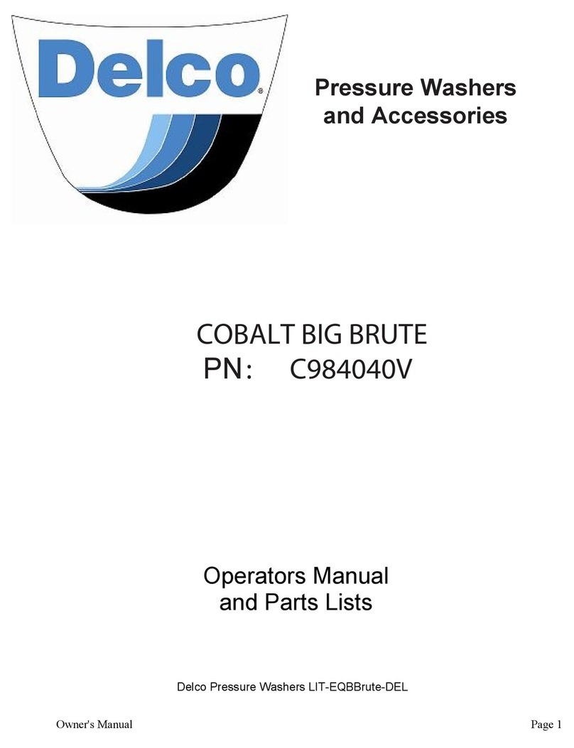 Delco C984040V Operator's manual