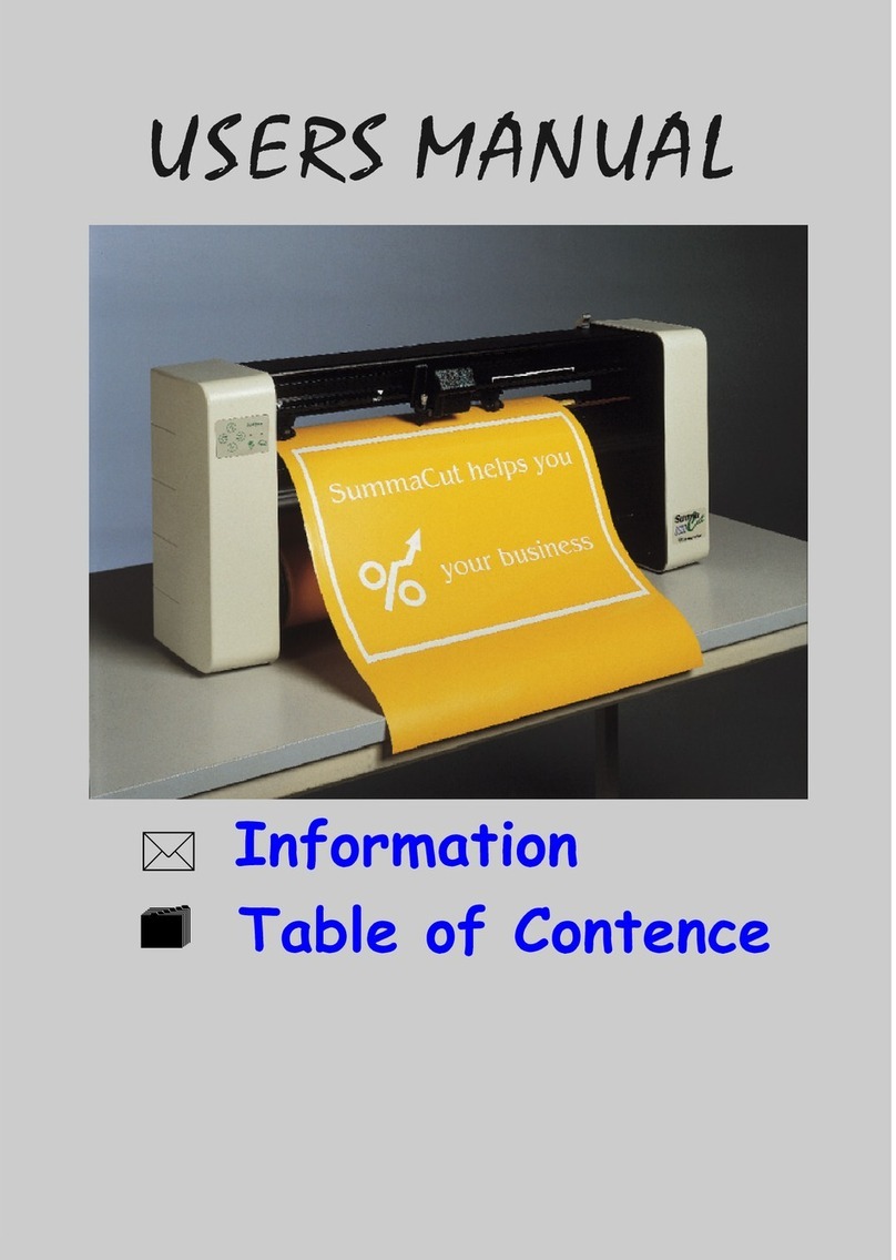 SUMMACUT D520 user manual