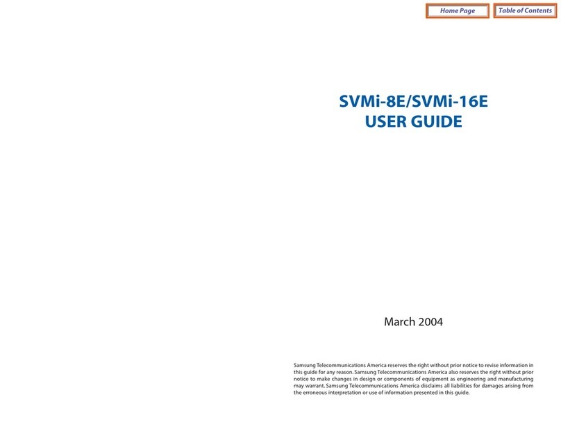 Samsung SVMi-8E User manual