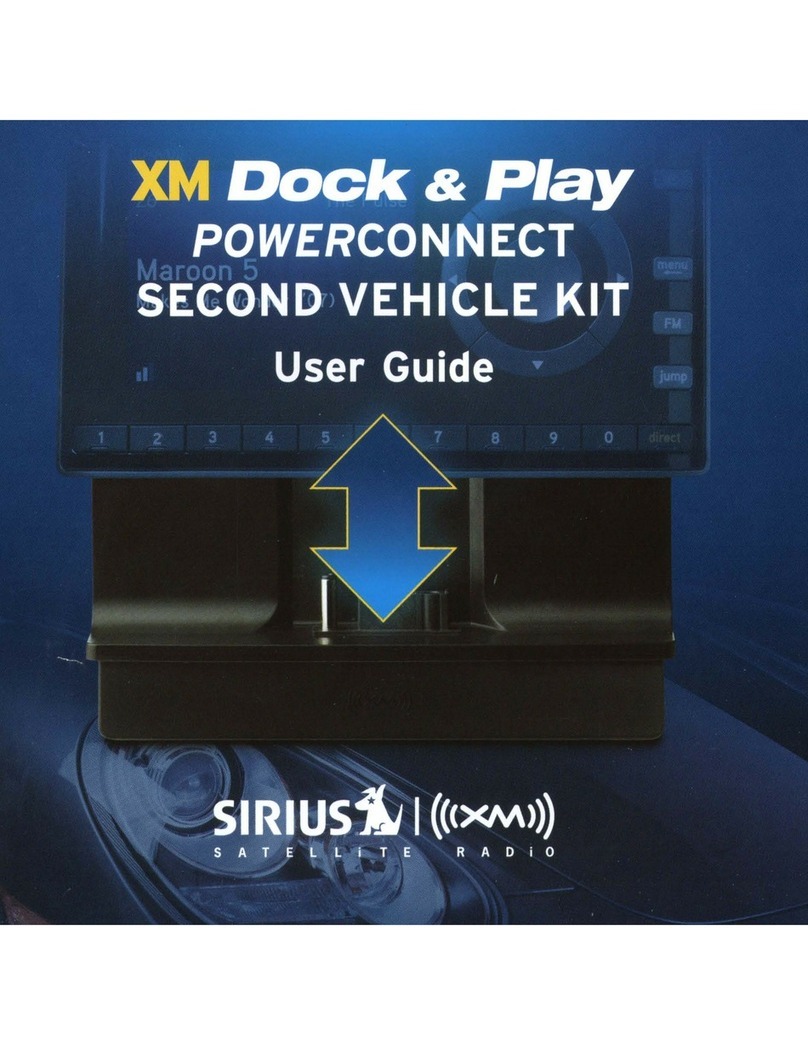 Sirius Satellite Radio XM Dock & Play PowerConnect user guide Sirius Satellite Radio XM Dock & Play PowerConnect user guide