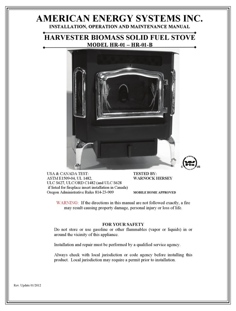 American Energy Systems HR-01 Installation, operation and maintenance manual American Energy Systems HR-01 Installation, operation and maintenance manual