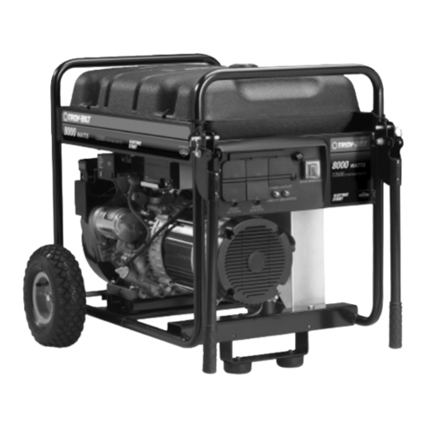 Troy-Bilt 8000 Watt Operator's manual