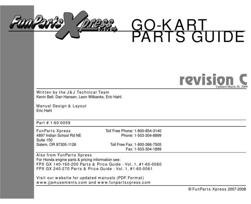 FunParts Xpress Go-Kart Parts guide