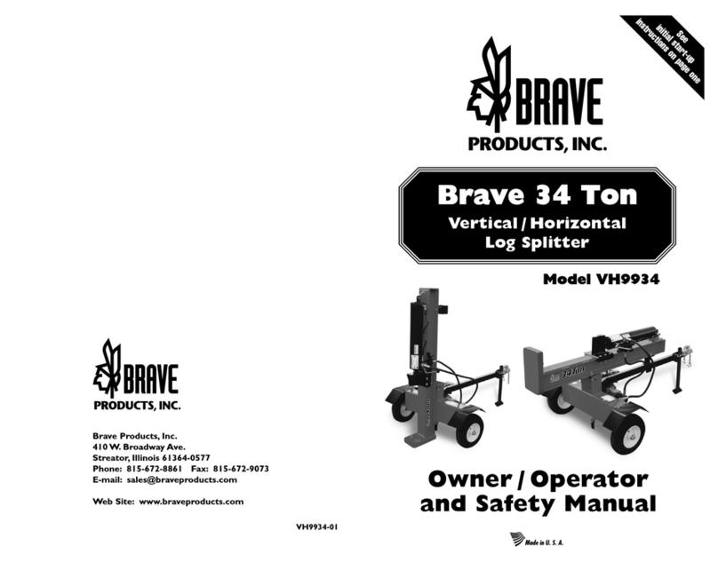 Brave VH9934 Owner/operator and safety manual