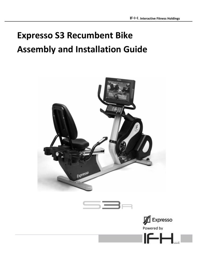 Interactive Fitness Expresso S3 Assembly and installation guide