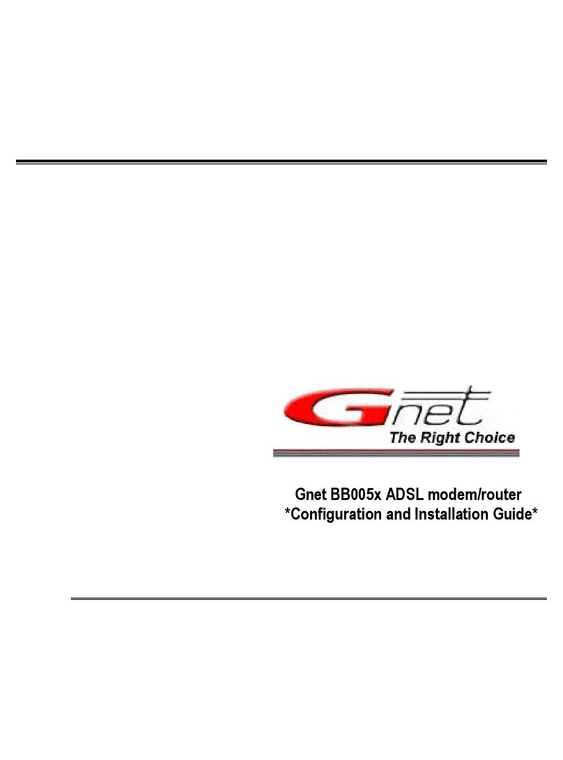 Gnet BB005x Configuration and installation guide