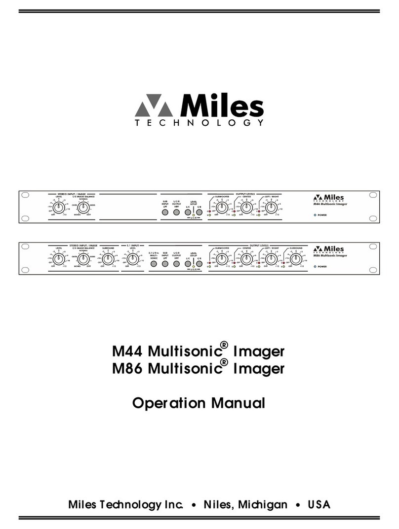 Miles Technology Multisonic M44 Operation manual