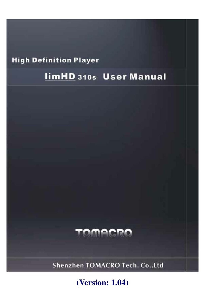 Shenzhen Tomacro IimHD 310s User manual