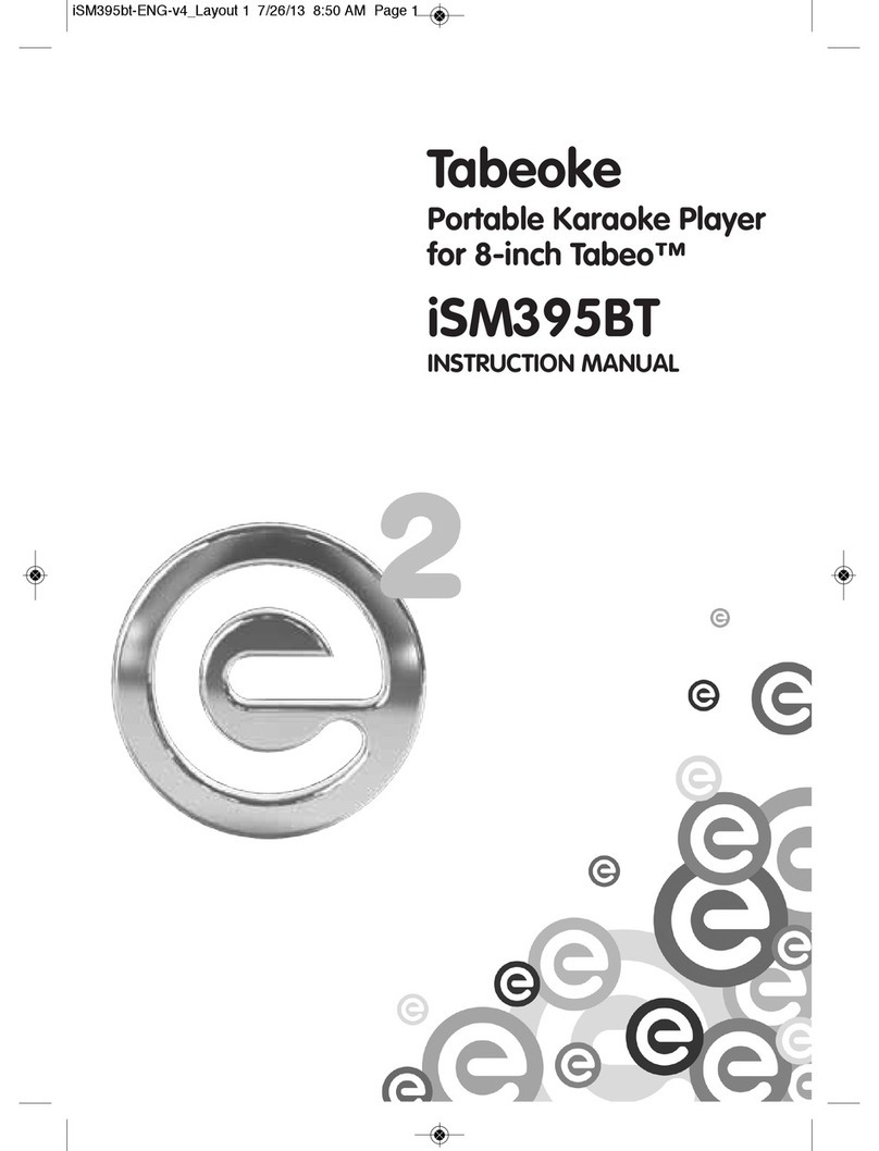Tabeoke iSM395BT instruction manual
